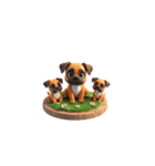 Cute 犬の家族（個別スタンプ：10）