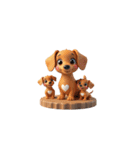 Cute 犬の家族（個別スタンプ：11）