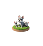 Cute 犬の家族（個別スタンプ：17）