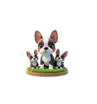 Cute 犬の家族（個別スタンプ：19）