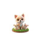 Cute 犬の家族（個別スタンプ：24）