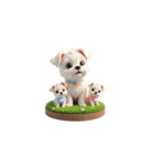 Cute 犬の家族（個別スタンプ：26）