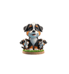Cute 犬の家族（個別スタンプ：27）
