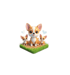 Cute 犬の家族（個別スタンプ：29）