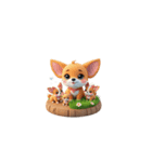 Cute 犬の家族（個別スタンプ：40）