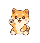 タイトル: ゴムゴム柴（しば）（個別スタンプ：1）