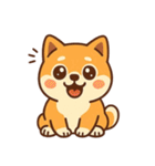 タイトル: ゴムゴム柴（しば）（個別スタンプ：7）