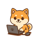 タイトル: ゴムゴム柴（しば）（個別スタンプ：10）