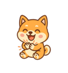 タイトル: ゴムゴム柴（しば）（個別スタンプ：12）