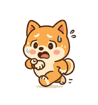タイトル: ゴムゴム柴（しば）（個別スタンプ：16）