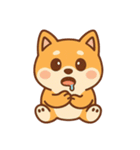 タイトル: ゴムゴム柴（しば）（個別スタンプ：21）