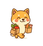 タイトル: ゴムゴム柴（しば）（個別スタンプ：22）