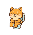 タイトル: ゴムゴム柴（しば）（個別スタンプ：32）