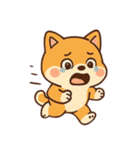 タイトル: ゴムゴム柴（しば）（個別スタンプ：35）
