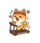 タイトル: ゴムゴム柴（しば）（個別スタンプ：36）
