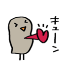 サクッと送れる簡易スタンプ⑪自由なトリ（個別スタンプ：25）