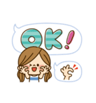 動く！かわいい主婦の1日【母の日編】（個別スタンプ：2）