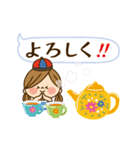 動く！かわいい主婦の1日【母の日編】（個別スタンプ：4）