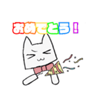 しろくろ猫が代弁します（個別スタンプ：18）