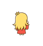 振り返り美少女 Rev.1（個別スタンプ：8）