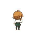 振り返り美少女 Rev.1（個別スタンプ：9）
