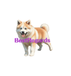 秋田犬E move（個別スタンプ：2）