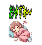 日常 ドタバタ オフィスレディ OL  (大)（個別スタンプ：27）