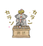 【再販】飛び出す！パグと新年のご挨拶♪（個別スタンプ：17）