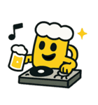ビントとジョッキーノの酒飲みスタンプ（個別スタンプ：16）
