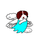 オデコチンという名のおもしろい犬の天使（個別スタンプ：4）