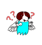 オデコチンという名のおもしろい犬の天使（個別スタンプ：24）