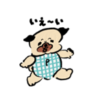 パグあいしてる（個別スタンプ：3）