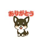 【毎日使える】チワワ（黒白）日常挨拶_2（個別スタンプ：9）