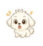 マルチーズくん（個別スタンプ：10）