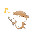 かわうそんキャンプたのしい：01（個別スタンプ：18）