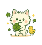 しろいぬ ごあいさつスタンプ（個別スタンプ：31）