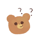 くまとうさぎな日常的挨拶スタンプ（個別スタンプ：7）