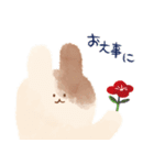 くまとうさぎな日常的挨拶スタンプ（個別スタンプ：39）