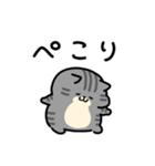 舌足らず敬語♪しましまこねこ（個別スタンプ：6）