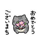 舌足らず敬語♪しましまこねこ（個別スタンプ：17）
