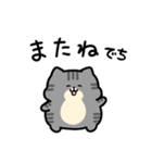 舌足らず敬語♪しましまこねこ（個別スタンプ：24）