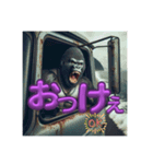 元気なゴリラ運転手スタンプ（個別スタンプ：16）