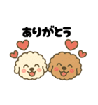 ゆるかわトイプードル♡【気持ち色々】（個別スタンプ：1）