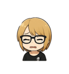 金髪眼鏡男子（個別スタンプ：4）