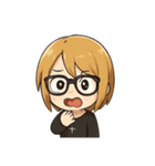 金髪眼鏡男子（個別スタンプ：29）