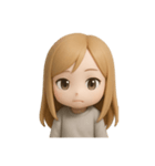 金髪 女子（個別スタンプ：6）