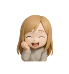 金髪 女子（個別スタンプ：9）