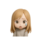 金髪 女子（個別スタンプ：10）