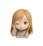 金髪 女子（個別スタンプ：11）