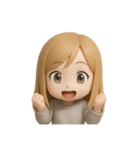 金髪 女子（個別スタンプ：16）